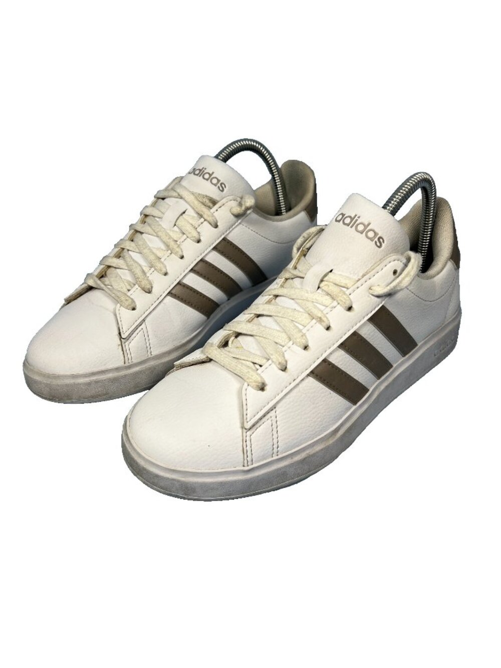 Adidas Cloudfoam White / Rose Gold Comfort Tennis Shoes Women's Size 7.5